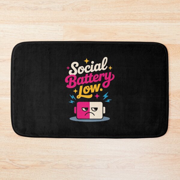 Item preview, Social Battery Low designed and sold by jkrphoto.