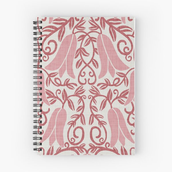 Item preview, Muted warm pink Copihue bell flower vine Chile designed and sold by FrancesPoff.