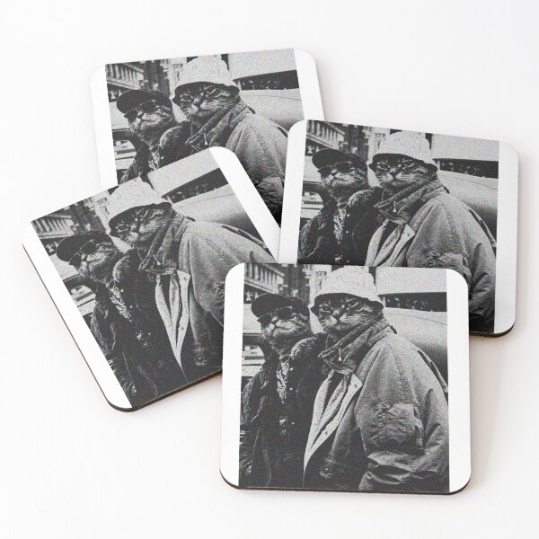 Item preview, Vintage Street Cats Urban Feline Retro Style designed and sold by minstore.
