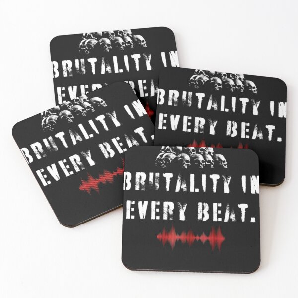Item preview, Brutality In Every Beat - Death Metal Art designed and sold by EmmaLvCreations.