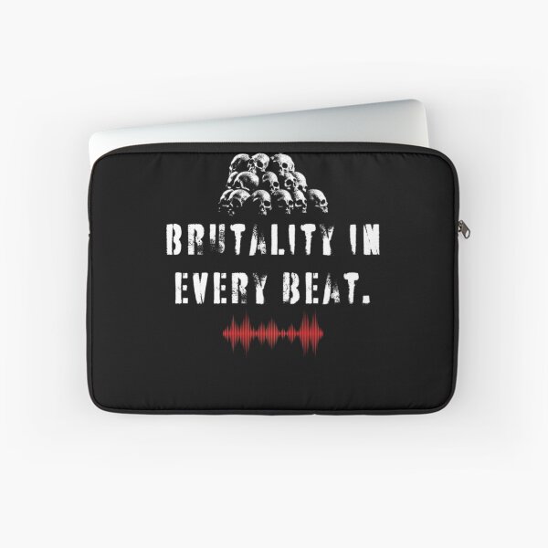 Item preview, Brutality In Every Beat - Death Metal Art designed and sold by EmmaLvCreations.