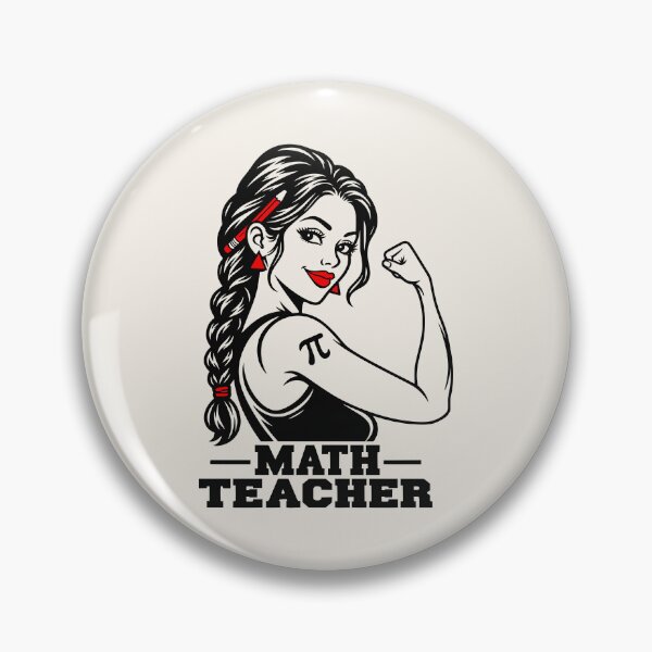 Item preview, Retro Math Teacher Strong Woman designed and sold by MavtM.