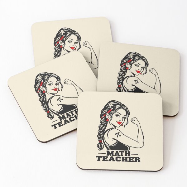 Item preview, Retro Math Teacher Strong Woman designed and sold by MavtM.