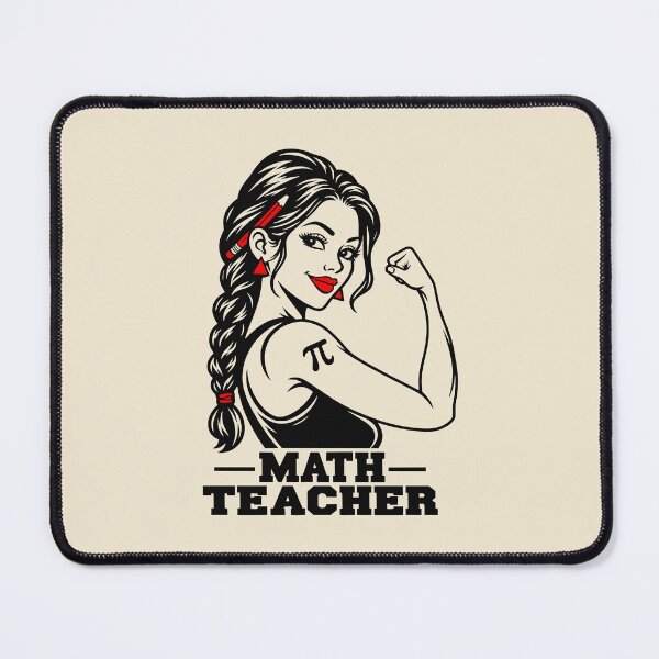 Item preview, Retro Math Teacher Strong Woman designed and sold by MavtM.