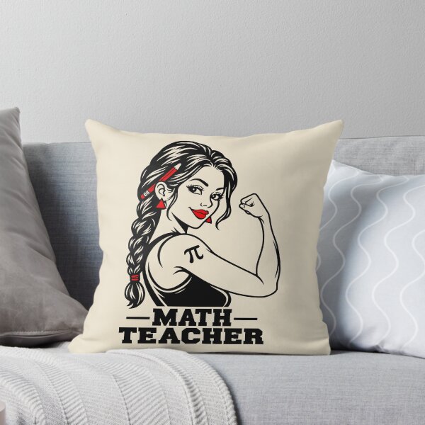 Item preview, Retro Math Teacher Strong Woman designed and sold by MavtM.