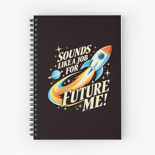 Item preview, Sounds Like a Job for Future Me Space Rocket designed and sold by ImeldaSparks.