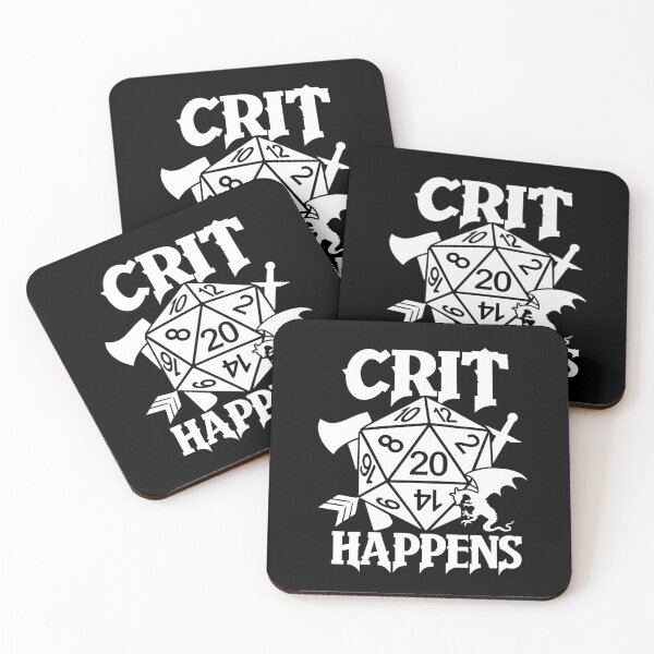 Item preview, Crit Happens Dnd designed and sold by Gamify Store.