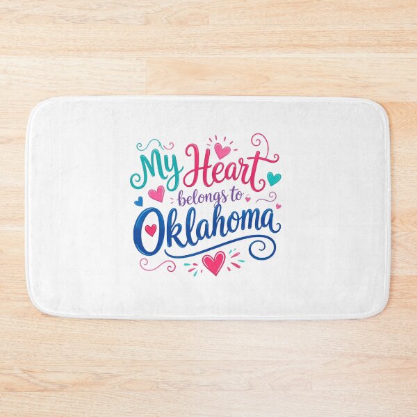 Item preview, My Heart Belongs to Oklahoma - Cute Souvenir Travelers Gift for Men Women & Kids  designed and sold by Mozaic Clothes.