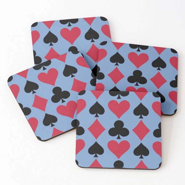 Item preview, Large Card suits - Playing Card Suits Pattern Red Black Hearts Spades Diamonds designed and sold by DColourMuse.