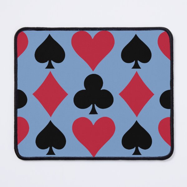 Item preview, Large Card suits - Playing Card Suits Pattern Red Black Hearts Spades Diamonds designed and sold by DColourMuse.