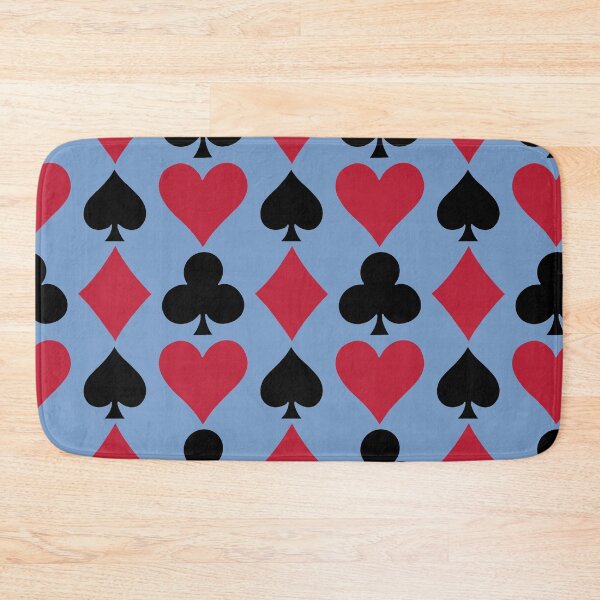 Item preview, Large Card suits - Playing Card Suits Pattern Red Black Hearts Spades Diamonds designed and sold by DColourMuse.