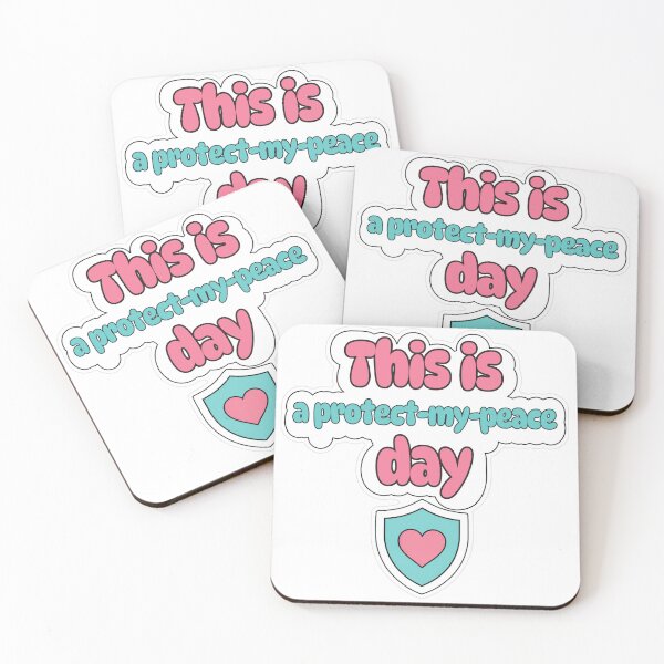 Item preview, Protect My Peace Day Pastel Sticker designed and sold by MindfulMischief.
