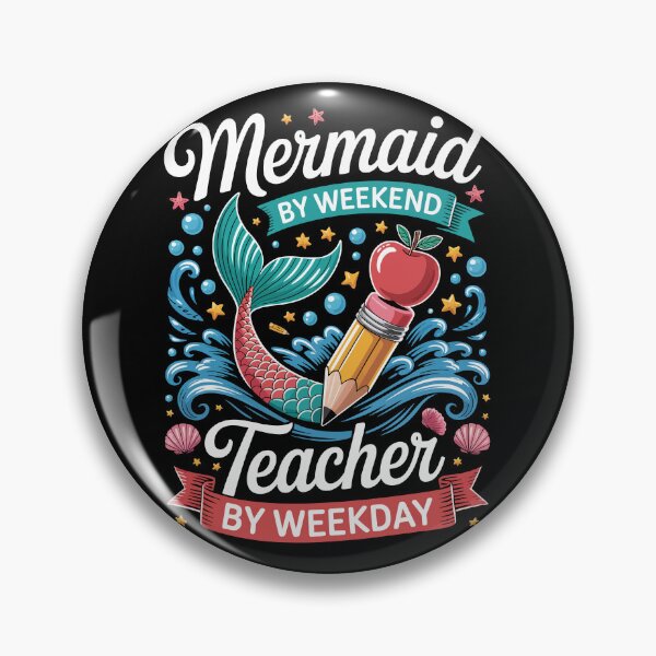 Item preview, MERMAID BY WEEKEND TEACHER BY WEEKDAY designed and sold by jkrphoto.