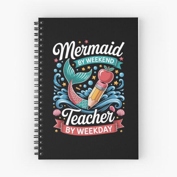 Item preview, MERMAID BY WEEKEND TEACHER BY WEEKDAY designed and sold by jkrphoto.