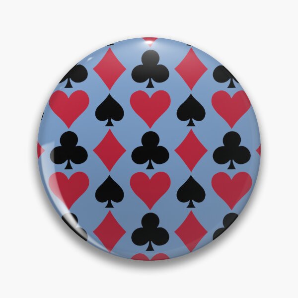 Item preview, Medium Card suits - Playing Card Suits Pattern Red Black Hearts Spades Diamonds designed and sold by DColourMuse.