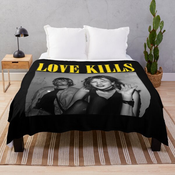 Item preview, Kurt Cobain & Courtney Love 1990s Vintage (Love Kills) designed and sold by noahbrad.