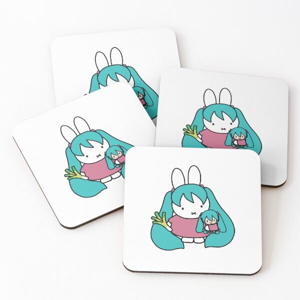 Aperçu de l'œuvre Hatsune Miku x Miffy créée et vendue par cosmicdsgns.