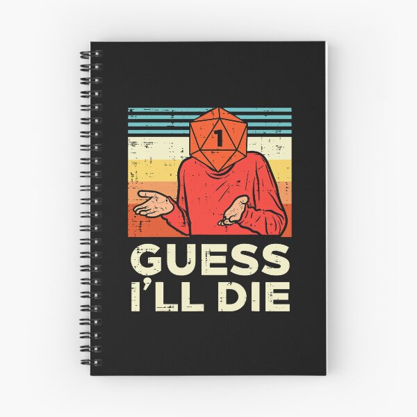 Item preview, RPG Gamer Guess I'll Die Retro Dice Humor designed and sold by khdmalakarak.