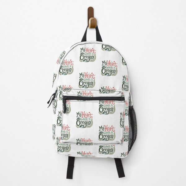 Item preview, My Heart Belongs to Oregon - Cute Souvenir Travelers Gift for Men Women & Kids  designed and sold by Mozaic Clothes.
