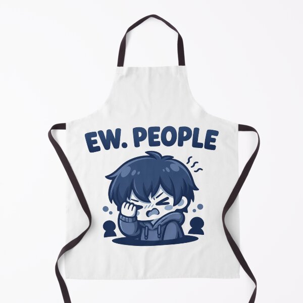 Item preview, Ew. People Funny Kawaii guy Introvert Design designed and sold by Art JSMY.