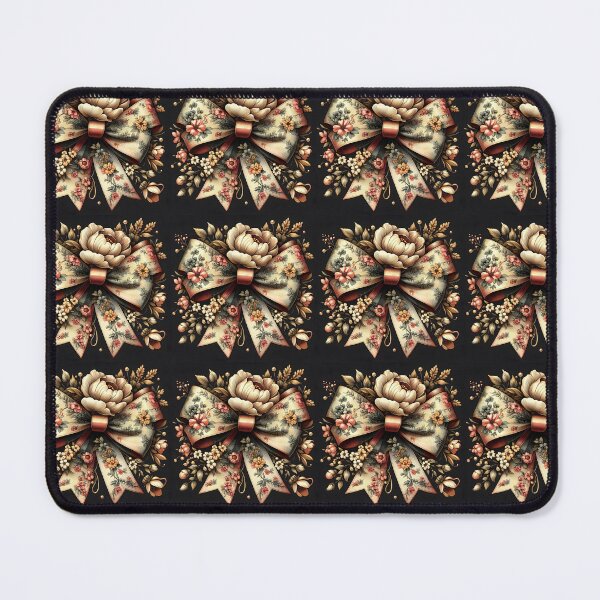 Item preview, Vintage Botanical Floral Bow – Antique Garden Ribbon Design designed and sold by Apex Designs.