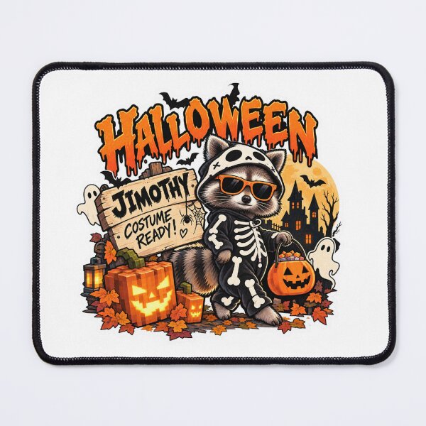 Item preview, Halloween Jimothy Costume Ready Raccoon Skeleton designed and sold by TSshirtShoppe.