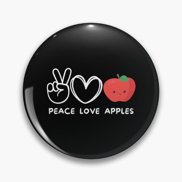 Item preview, Peace Love Apples Picking Season Retro Fruit Lover  designed and sold by nryum.