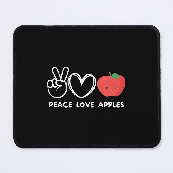 Item preview, Peace Love Apples Picking Season Retro Fruit Lover designed and sold by nryum.