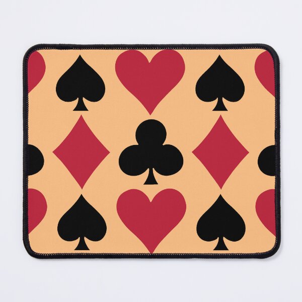 Item preview, Large Card suits - Playing Card Suits Pattern Red Black Hearts Spades Diamonds designed and sold by DColourMuse.