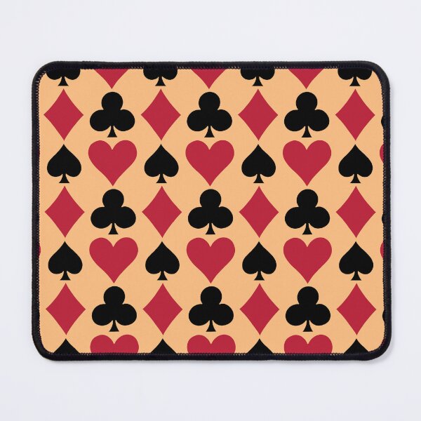 Item preview, Medium Card suits - Playing Card Suits Pattern Red Black Hearts Spades Diamonds designed and sold by DColourMuse.