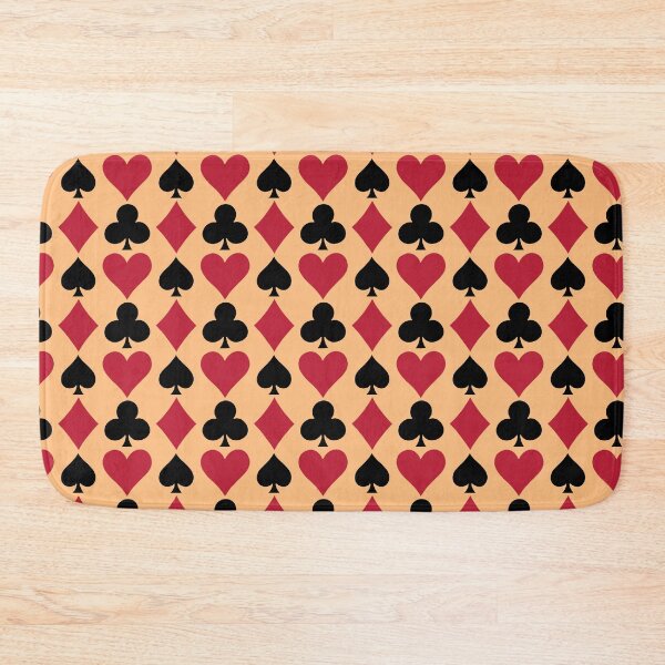 Item preview, Medium Card suits - Playing Card Suits Pattern Red Black Hearts Spades Diamonds designed and sold by DColourMuse.