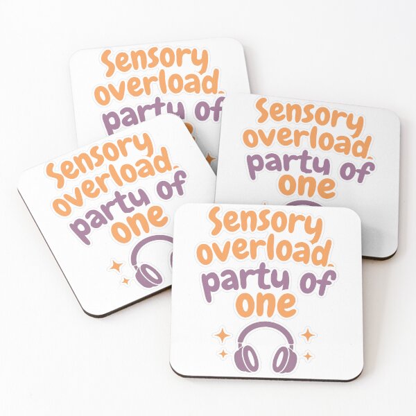 Item preview, Sensory Overload Party Of One Pastel Sticker designed and sold by MindfulMischief.