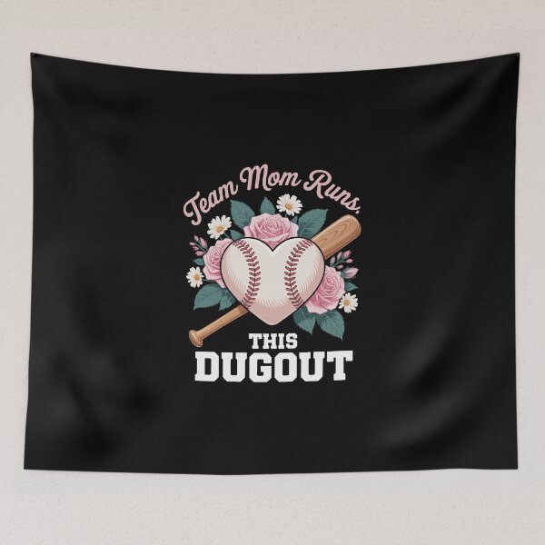 Item preview, Team Mom Runs THIS DUGOUT designed and sold by jkrphoto.