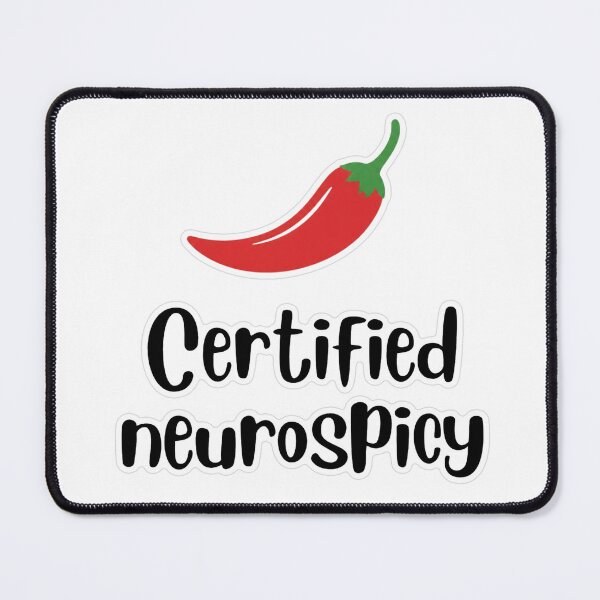 Item preview, Certified Neurospicy Doodle Sticker designed and sold by MindfulMischief.