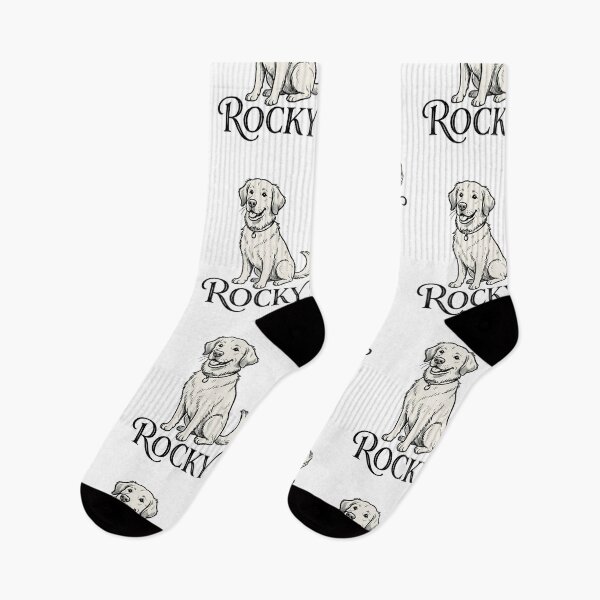 Item preview, Rocky Golden Retriever Dog Sketch for Proud Rocky Pet Parents and Dog Lovers designed and sold by raedattia.