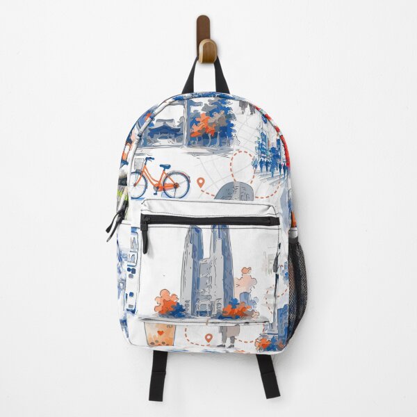 Item preview, Tokyo Japan Travel Map Illustration with Landmarks designed and sold by maewjpho.