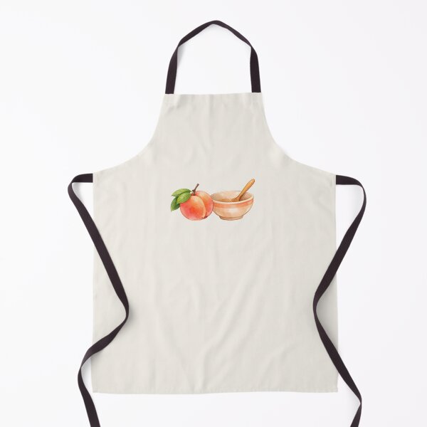 Item preview, Rustic Watercolour Peach and Ceramic Bowl Kitchen Food designed and sold by VibeShift Studio.