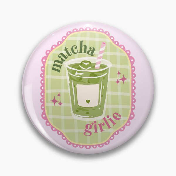 Item preview, matcha girlie designed and sold by PeachyLitchi.