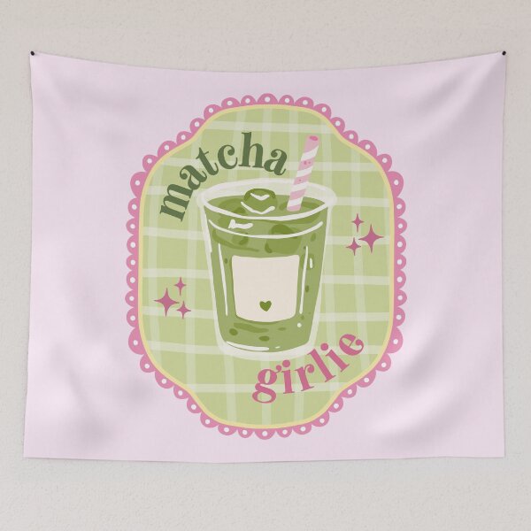 Item preview, matcha girlie designed and sold by PeachyLitchi.
