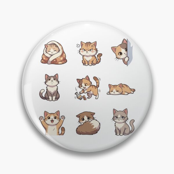 Item preview, Expressive Mood Cat Blanket Glasses Grumpy Cute Sticker Sheet designed and sold by mood-draftsman.