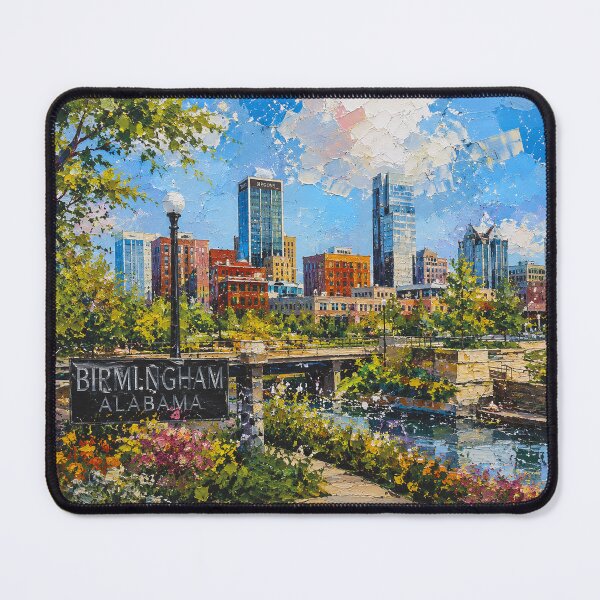 Item preview, Birmingham, Alabama Painting – Beautiful Place in the United States of America. designed and sold by GalleryKauffeld.
