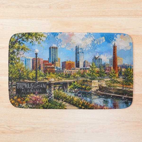 Item preview, Birmingham, Alabama Painting – Beautiful Place in the United States of America. designed and sold by GalleryKauffeld.