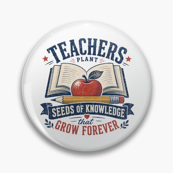 Item preview, Teacher Teachers Plant Seeds Of Knowledge That Grow Forever Motivational Slogan gift for Teachers and Educators designed and sold by LD ART.