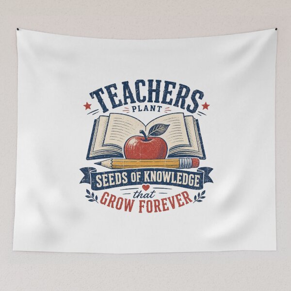 Item preview, Teacher Teachers Plant Seeds Of Knowledge That Grow Forever Motivational Slogan gift for Teachers and Educators designed and sold by LD ART.