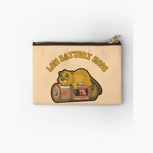 Item preview, Low Battery Mode Beaver designed and sold by ZeroContextArt.