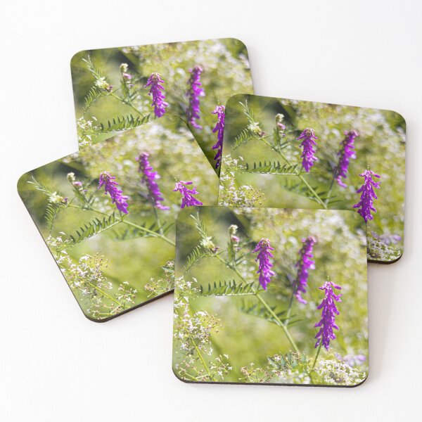 Item preview, Purple Wildflowers Summer Meadow Cottagecore Botanical Photo designed and sold by Dzulo.