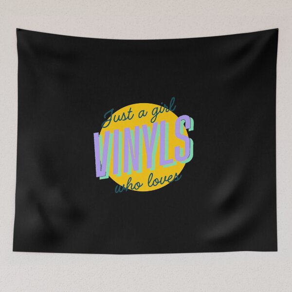 Item preview, Just a girl who loves vinyls designed and sold by Tarpaniya.