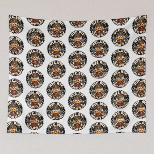 Item preview, Bye Bye Cowboy Duck Wild West Outlaw Humor designed and sold by Wilcox PhotoArt.