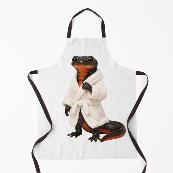 Item preview, Bathrobe Fire-bellied Newt designed and sold by Sillytoe.