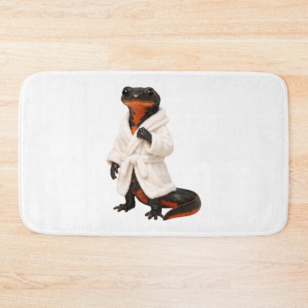 Item preview, Bathrobe Fire-bellied Newt designed and sold by Sillytoe.